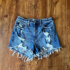 Abercrombie & Fitch Mom Shorts, High Rise, size 27/4